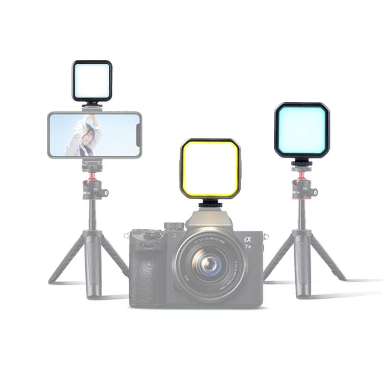 MJ88 Pocket 3000-7000K+RGB Full Color Beauty Fill Light Handheld Camera Photography Streamer LED ...
