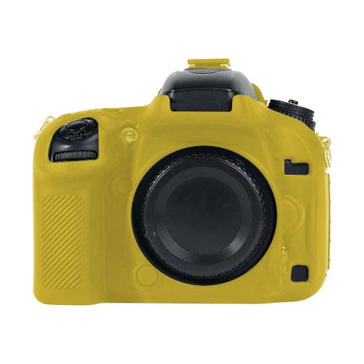 For Nikon D600 / D610 Soft Silicone Protective Case(Yellow)
