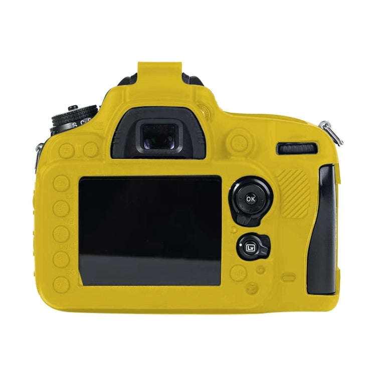 For Nikon D600 / D610 Soft Silicone Protective Case(Yellow)