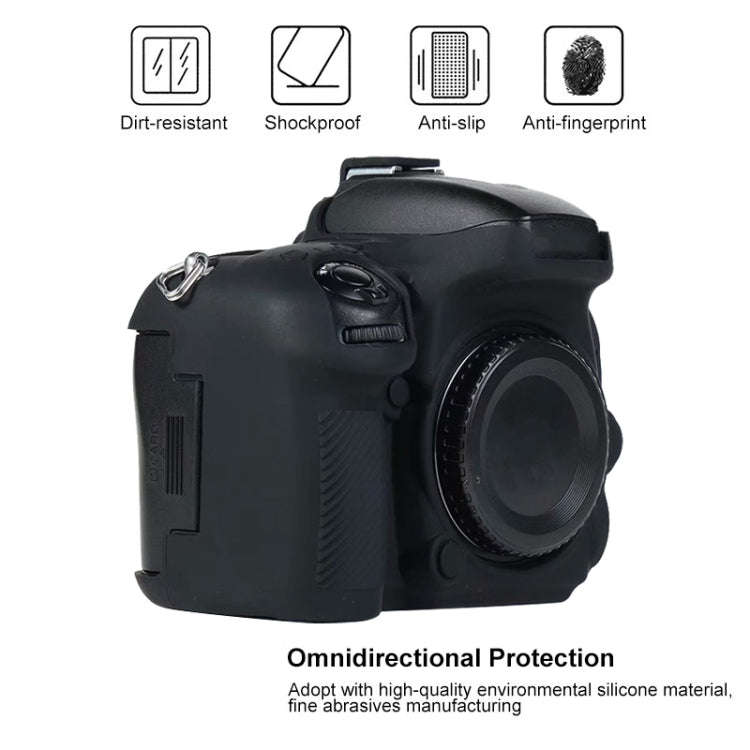For Nikon D600 / D610 Soft Silicone Protective Case(Black)