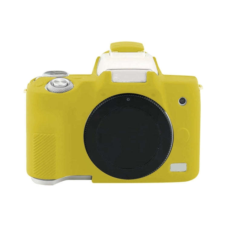 For Canon EOS M50 Mark II / M50 II Soft Silicone Protective Case(Yellow)