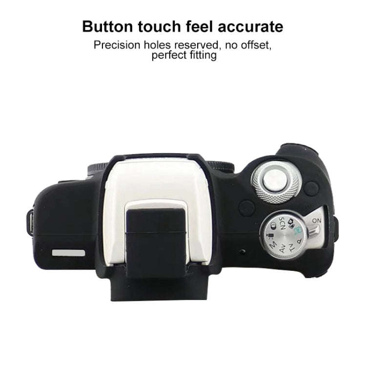For Canon EOS M50 Mark II / M50 II Soft Silicone Protective Case(Coffee)