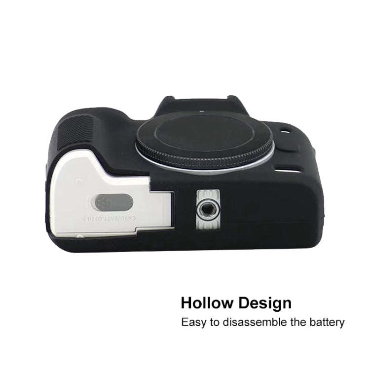 For Canon EOS M50 Mark II / M50 II Soft Silicone Protective Case(Coffee)