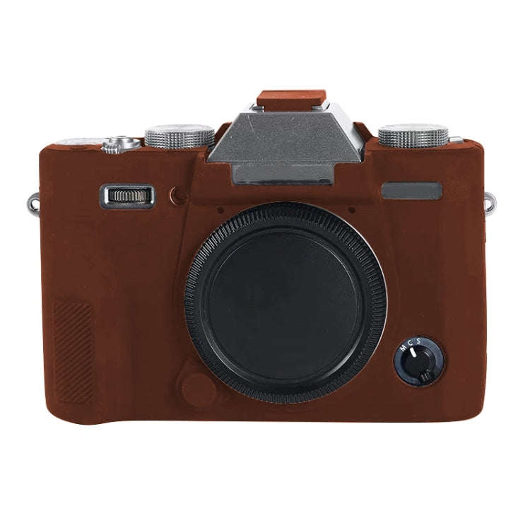 For FUJIFILM X-T30 Soft Silicone Protective Case(Coffee)