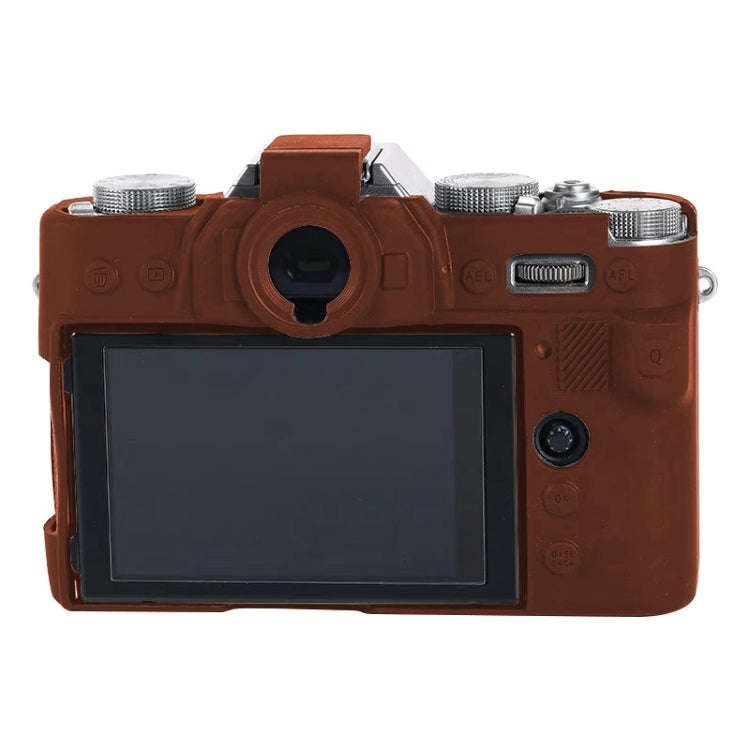 For FUJIFILM X-T30 Soft Silicone Protective Case(Coffee)
