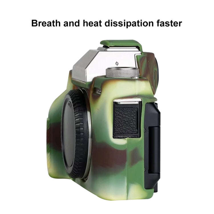 Soft Silicone Protective Case for FUJIFILM X-T200 (Camouflage)