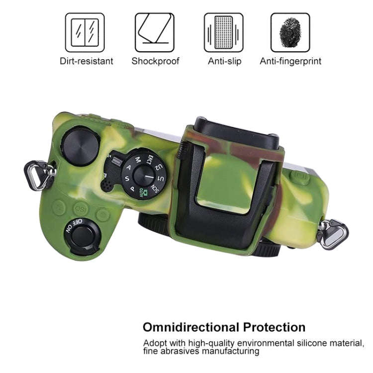 Soft Silicone Protective Case for Nikon Z50 (Camouflage)