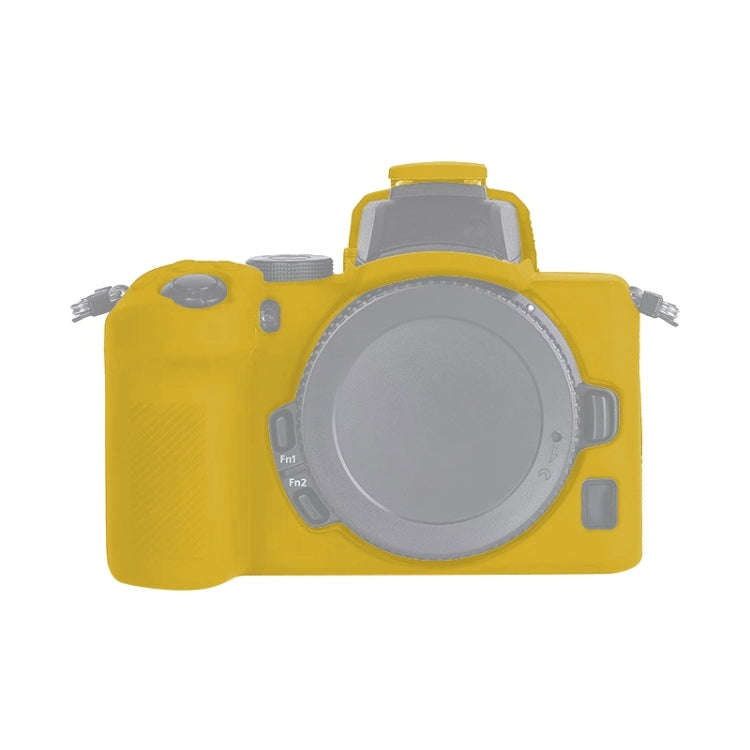 Soft Silicone Protective Case for Nikon Z50 (Yellow)
