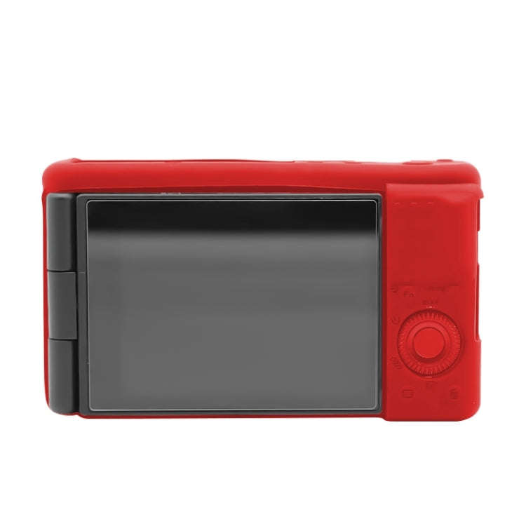 Soft Silicone Protective Case for Sony ZV-1 (Red)