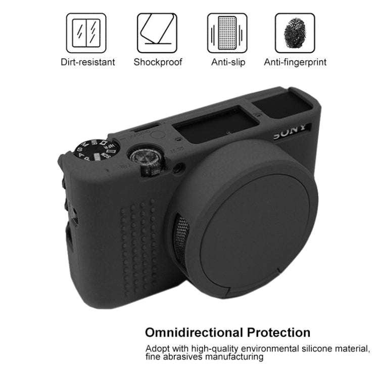 Soft Silicone Protective Case for Sony ZV-1 (Yellow)