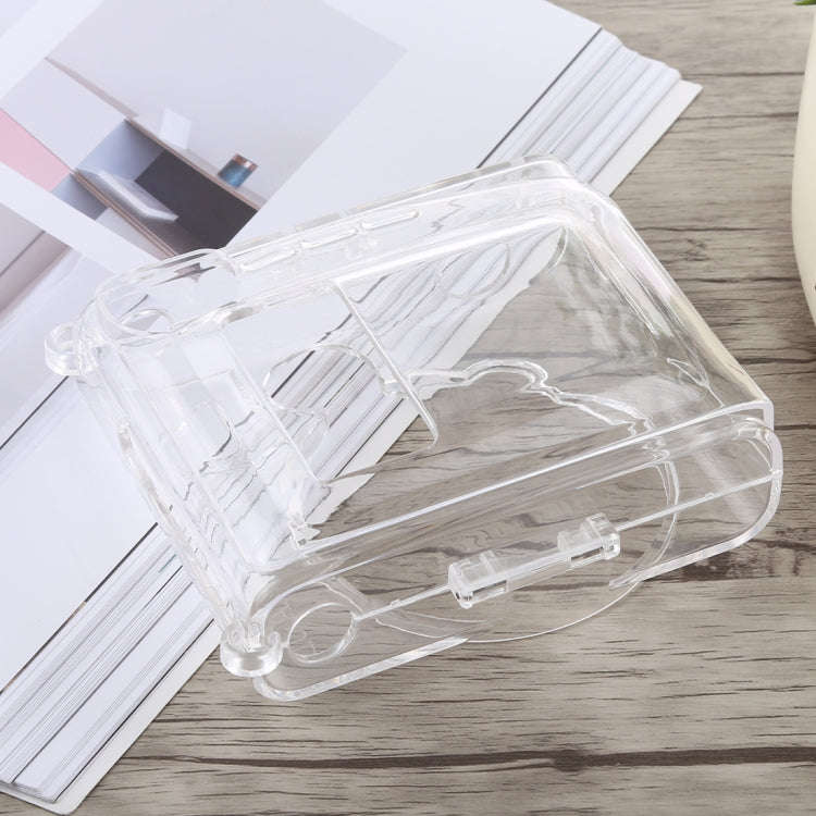 Protective Crystal Shell Case with Strap for FUJIFILM instax mini 90 (Transparent)