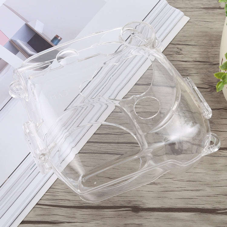 Protective Crystal Shell Case with Strap for FUJIFILM instax mini 7S (Transparent)