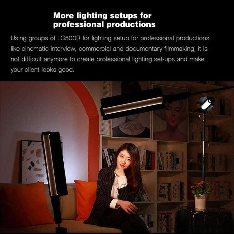 Godox LC500R RGB Full Color LED Light Stick Handheld Fill Light(US Plug)