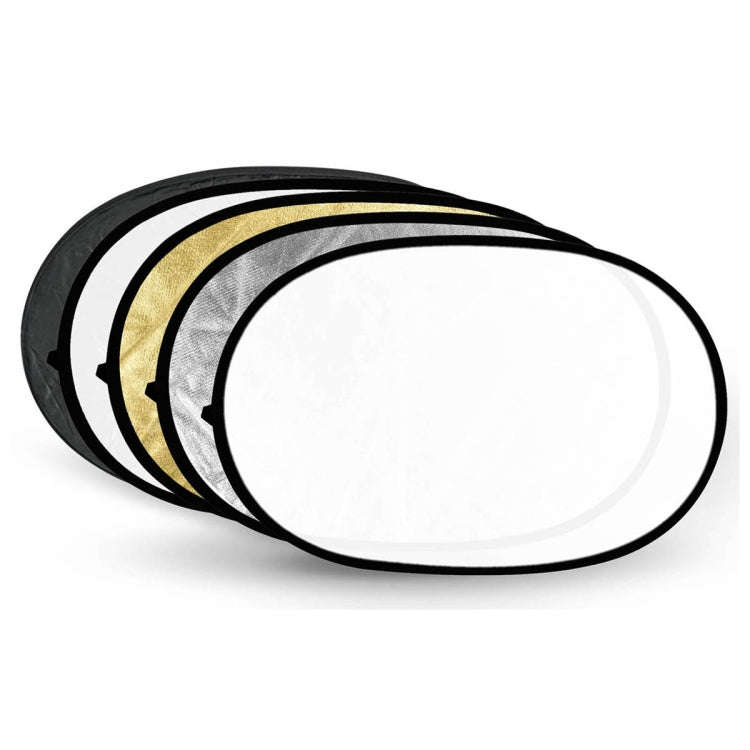 Godox FT05-1 150 x 200cm 5-in-1 Silver / Soft / Gold / White / Black Oval Folding Reflector Board