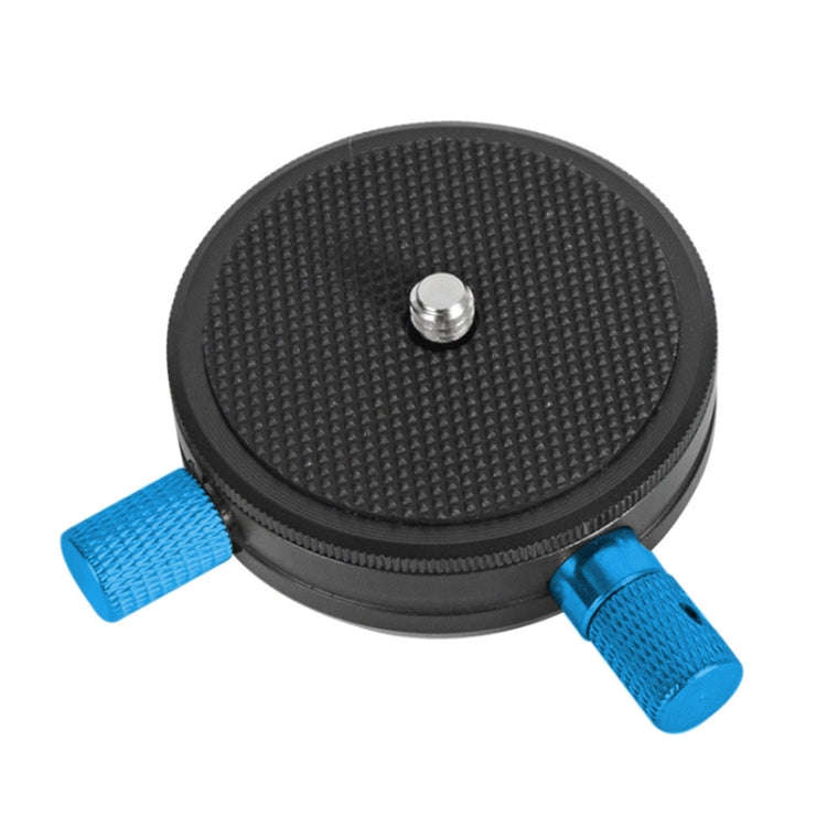 BEXIN QR-02 360 Degree Rotation Quick Release Head Camera Tripod Base Plate (Black)