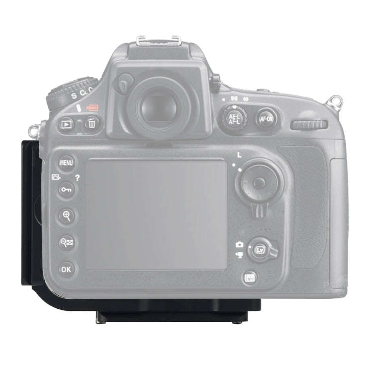 Vertical Shoot Quick Release L Plate Bracket Base Holder for Nikon D800 / D800E / D810(Black)