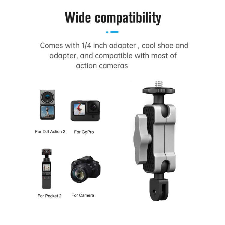STARTRC  Aluminium Alloy Mount Adapter Adjustable Arm(Black Silver)