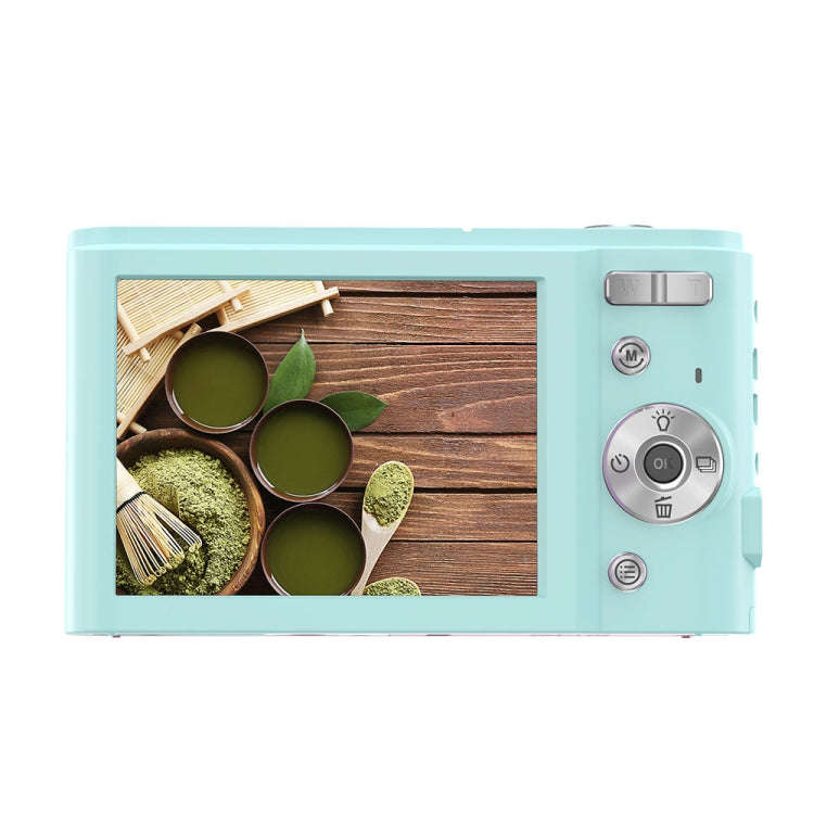 DC302 2.88 inch 44MP 16X Zoom 2.7K Full HD Digital Camera Children Card Camera, UK Plug (Green)