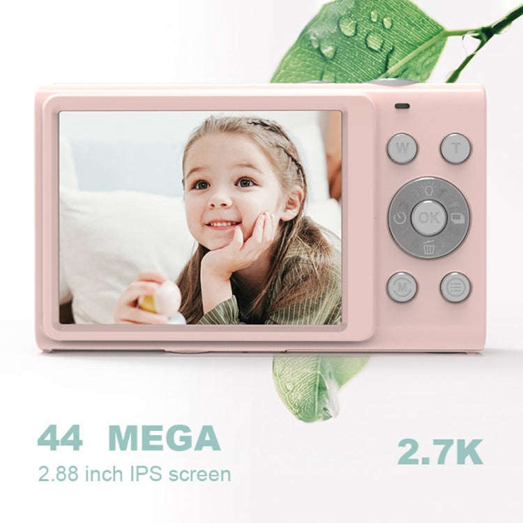 DC402 2.4 inch 44MP 16X Zoom 2.7K Full HD Digital Camera Children Card Camera, UK Plug (Black)