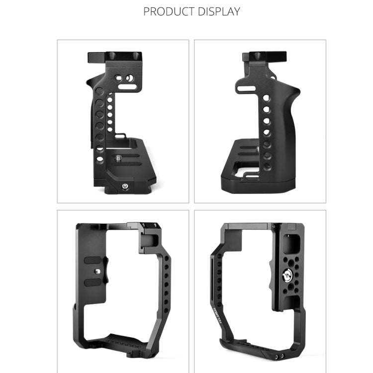 YELANGU C22-A YLG0334B-A Video Camera Cage Stabilizer for Canon EOS R5/R6/R(Black)