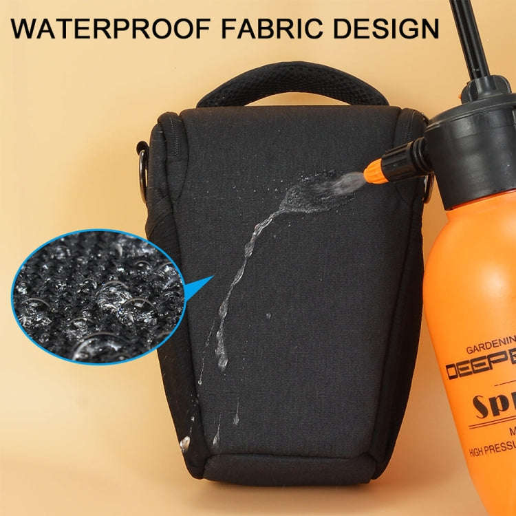 CADEN D11 Waterproof Crossbody Shoulder SLR Camera Bag, Size: 20.5 x 16 x 27cm (Black)