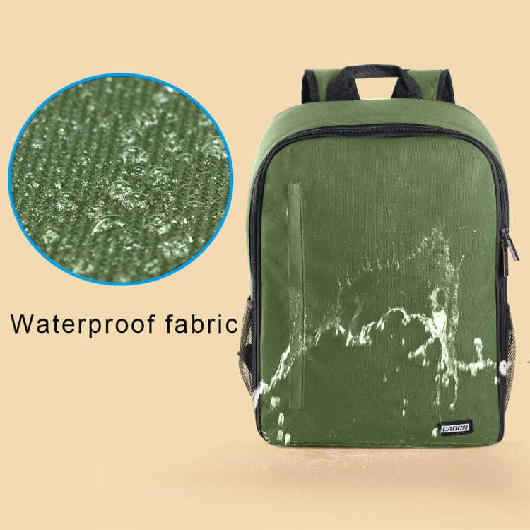 CADeN SLR Camera Shoulder Digital Camera Bag Outdoor Nylon Photography Backpack, Large Size (Army...