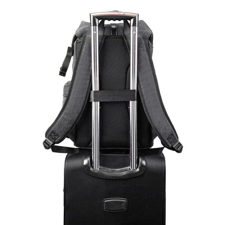 CADeN M8 Side Open Canvas Large Capacity Photography Backpack Shoulder Bag