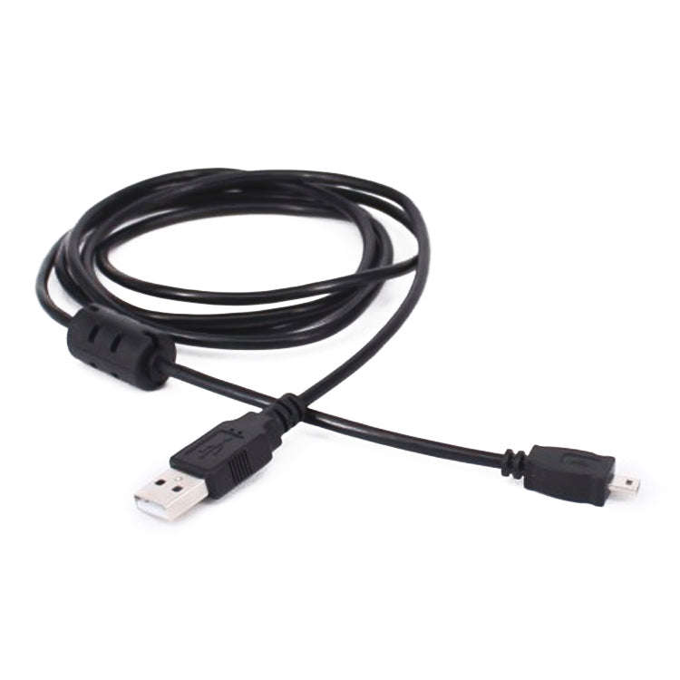 5 PCS 1.5m Mini 8 Pin USB to USB 2.0 Data Charging Cable for Nikon D5100 / D610(Black)
