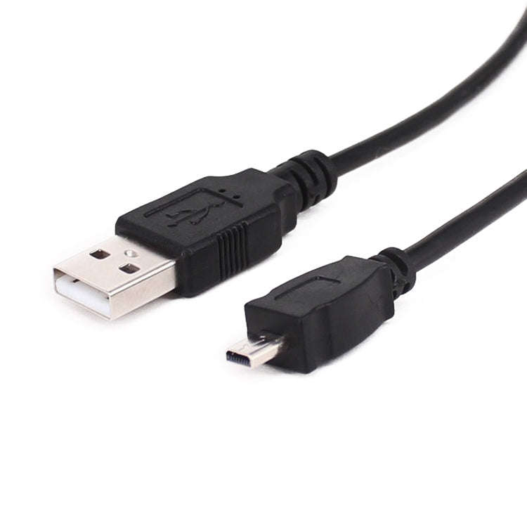 5 PCS 1.5m Mini 8 Pin USB to USB 2.0 Data Charging Cable for Nikon D5100 / D610(Black)