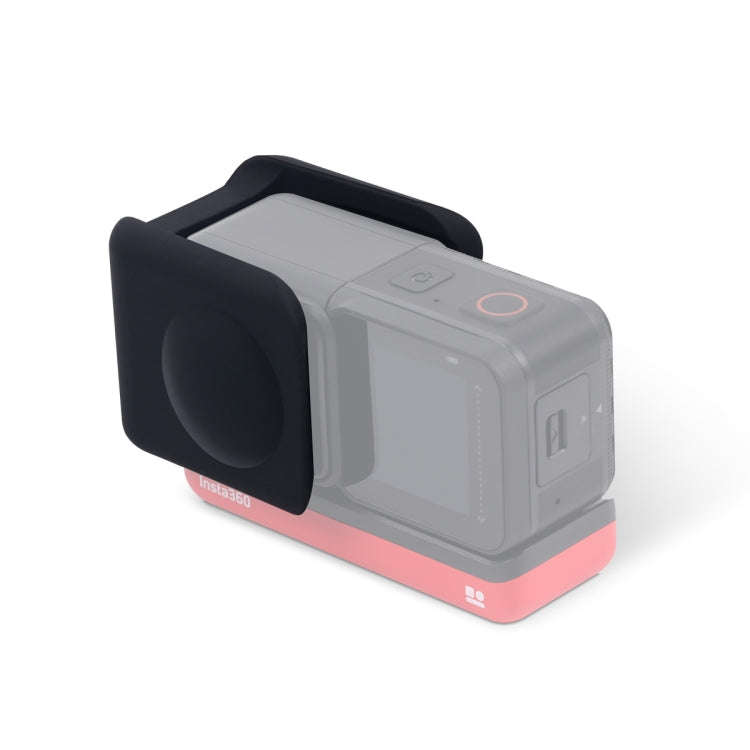 For Insta360 One R Panoramic Camera with Frame Shockproof Silicone Protective Case with Lens Cap ...
