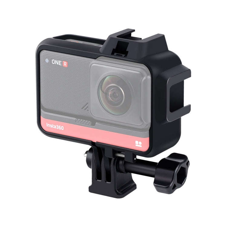 Plastic Frame Mount Protective Case Cage with Tripod Base Adapter & Long Screw & Cold Shoe Base f...