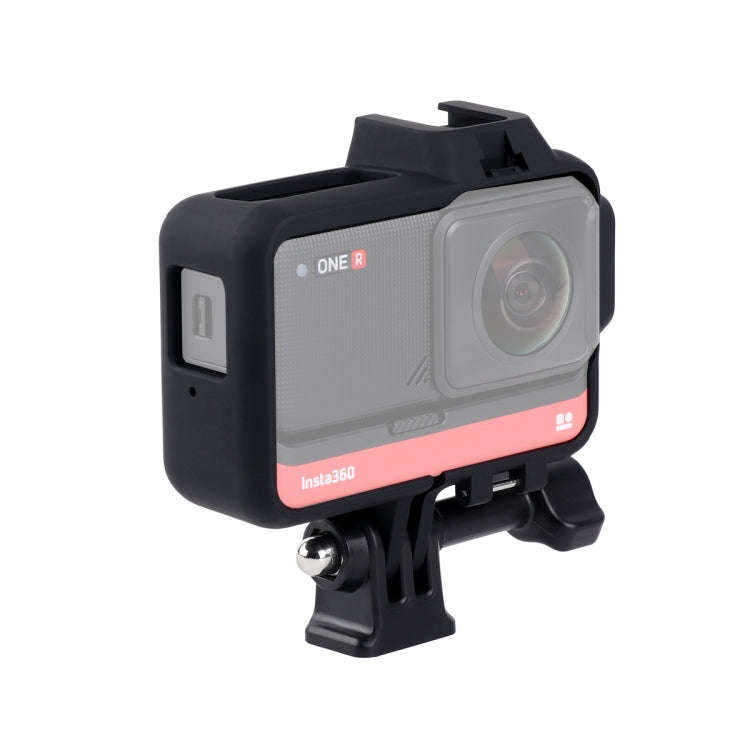 Plastic Frame Mount Protective Case Cage with Tripod Base Adapter & Long Screw & Cold Shoe Base f...