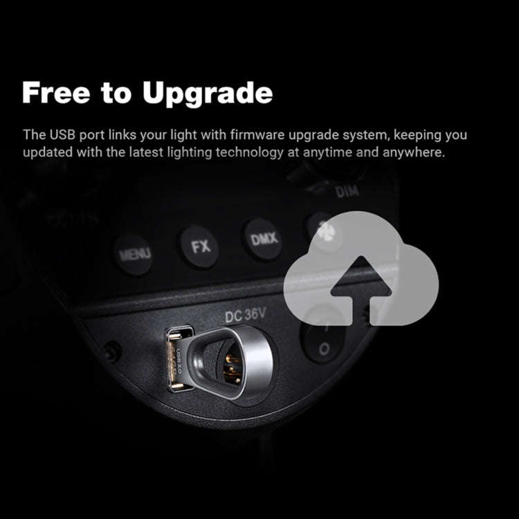 Godox  AD600 Pro 200W 2800-6500K Bi Bi-Color LED Video Light(UK Plug)