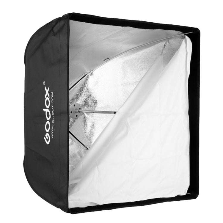 Godox 60 x 60cm Rectangle Softbox Photo Studio Bowens Mount Diffuser for Speedlite (Black)