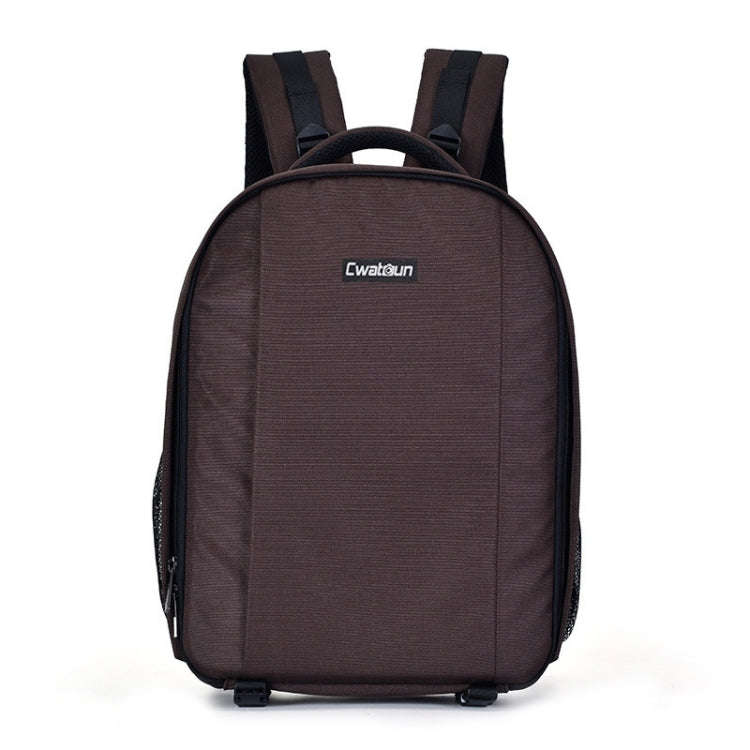 CADeN Multifunctional Shoulder SLR Camera Lens Bag Photography Backpack (Coffee)