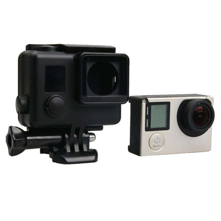 For GoPro HERO4 ABS Skeleton Housing Protective Case Cover with Buckle Basic Mount & Lead Screw
