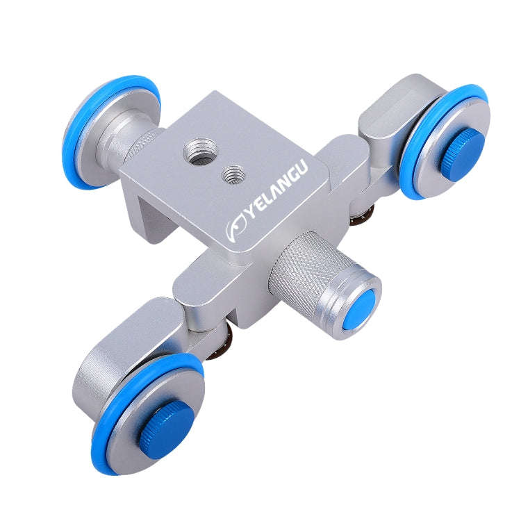 YELANGU L3 Camera Wheels Autodolly Electric Track Slider Car, Load: 6kg (Blue)