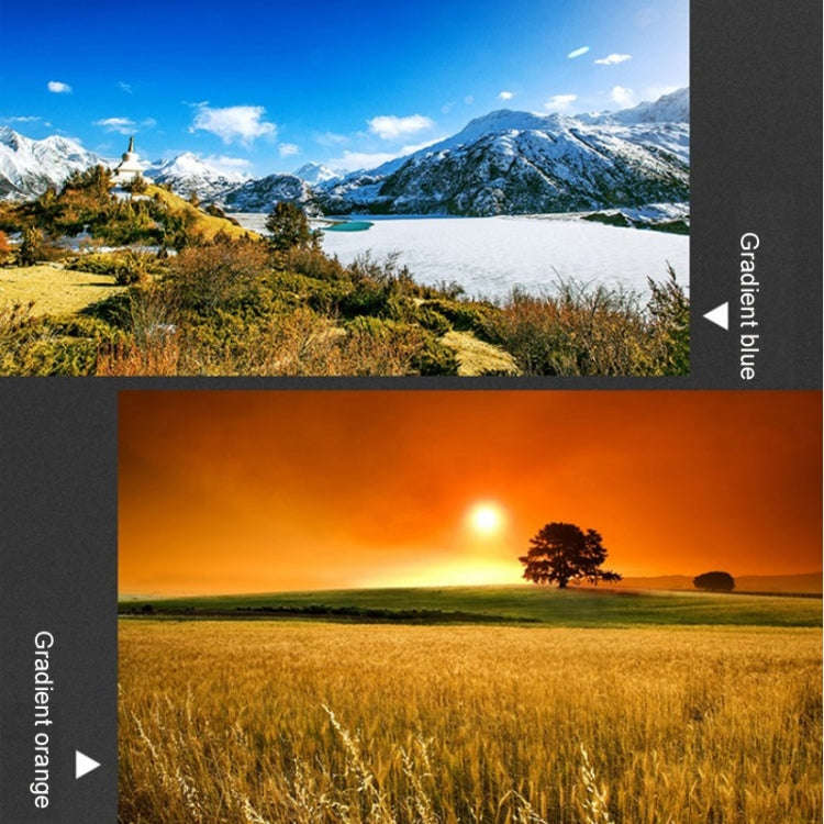 JSR Gradient Colored Lens Filter for Panasonic LUMIX LX10(Gradient Smoke)