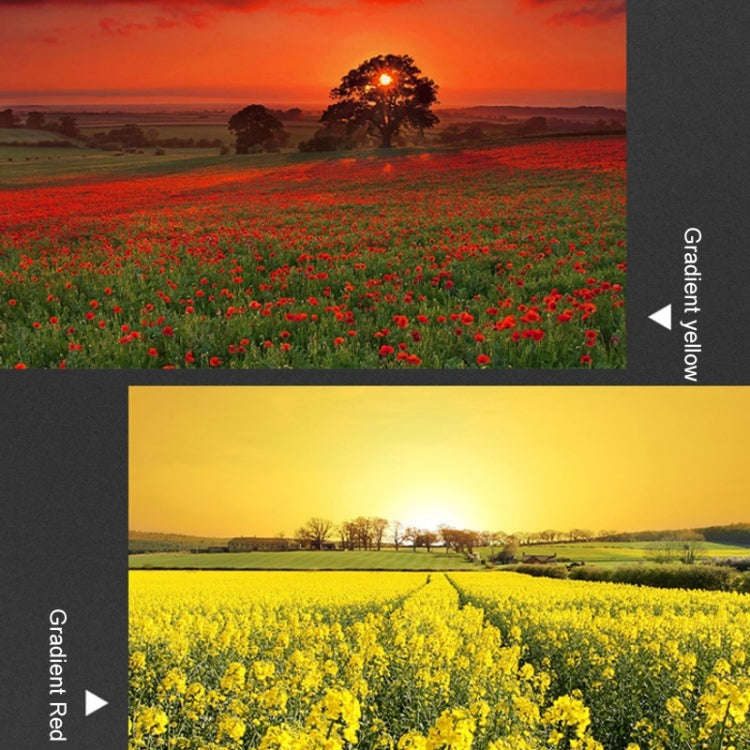 JSR Gradient Colored Lens Filter for Panasonic LUMIX LX10(Gradient Smoke)