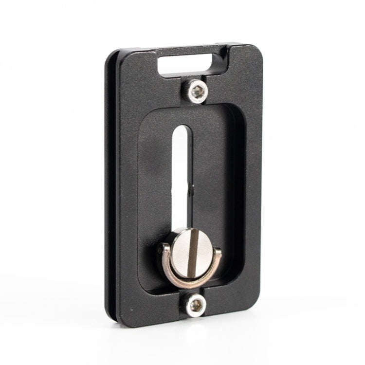 BEXIN PL-62 Anti-rotation Quick Release Plate with Rubber Cushion(Black)