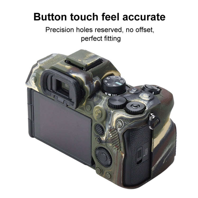 Soft Silicone Protective Case for Sony A7 IV (Camouflage)