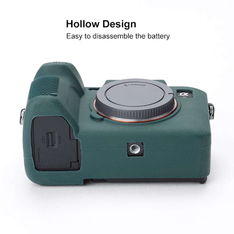 Soft Silicone Protective Case for Sony A7 IV (Green)
