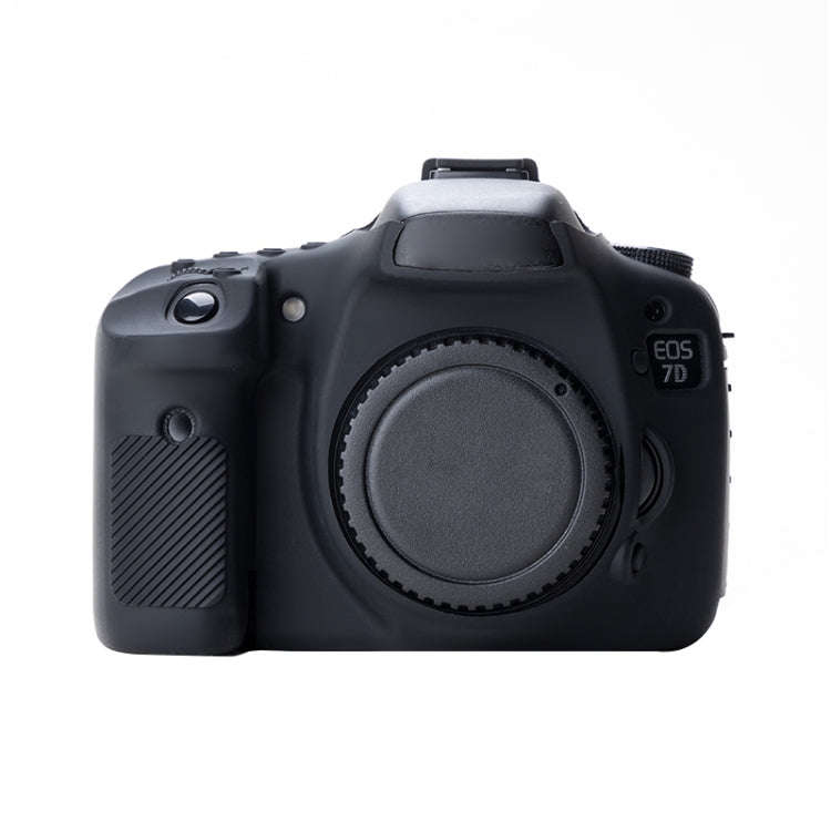 Soft Silicone Protective Case for Canon EOS 7D (Black)