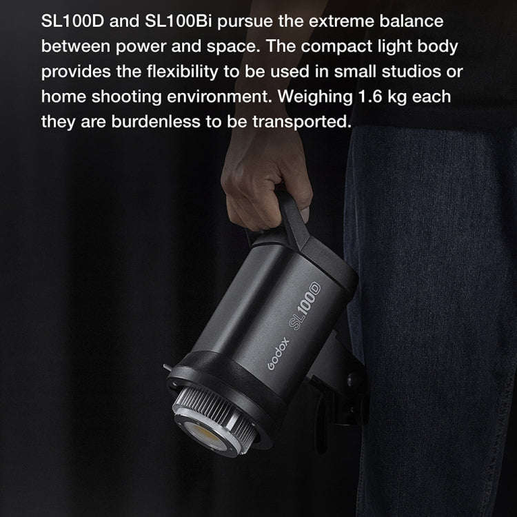 Godox SL100D 100W 5600K Daylight-balanced LED Light Studio Continuous Photo Video Light(EU Plug)