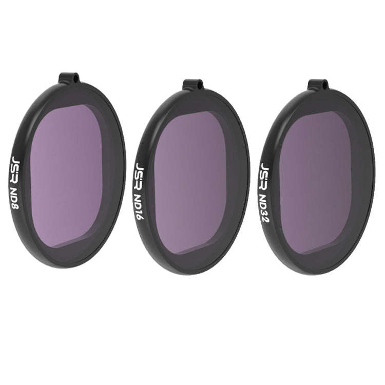 JSR Round Housing 3 in 1 ND8+ND16+ND32 Lens Filter for GoPro HERO8 Black
