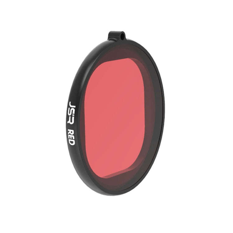 JSR Round Housing Diving Color Lens Filter for GoPro HERO8 Black(Red)