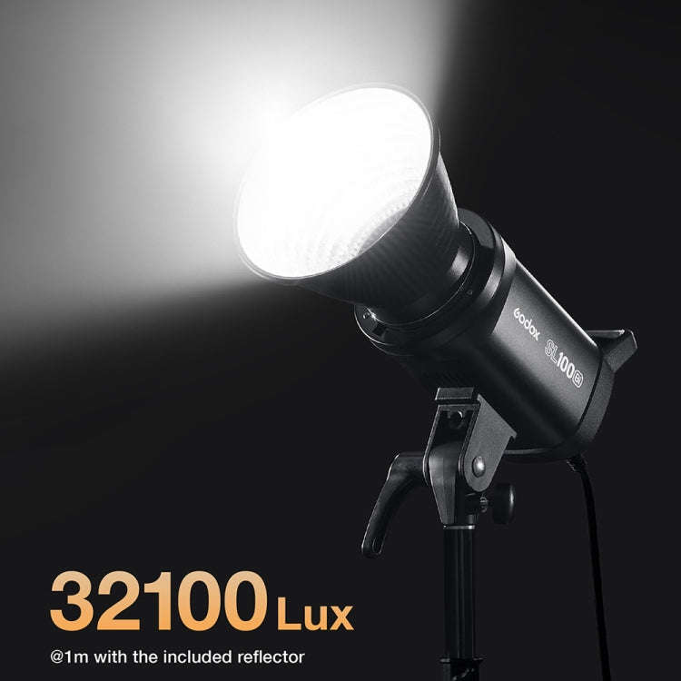 Godox SL100BI 100W 2800-6500K LED Light Studio Continuous Photo Video Light(US Plug)
