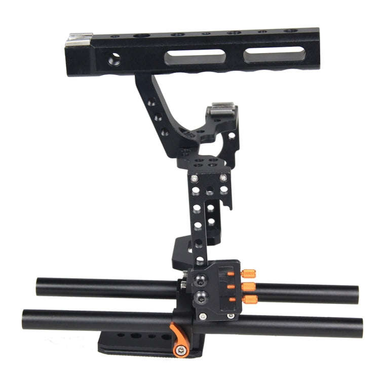 YELANGU YLG0904A-C Handle Video Camera Cage Stabilizer for Panasonic Lumix DMC-GH4 / Sony A7 & A7...