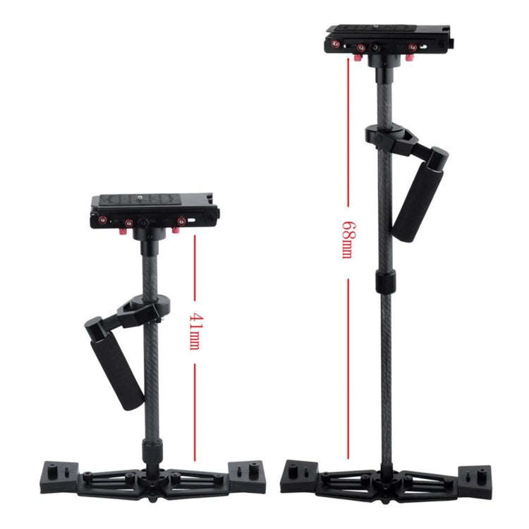 YELANGU YLG0107K 40-67cm Aviation  Aluminum + Carbon Fiber Professional Steadicam Handheld Stabil...