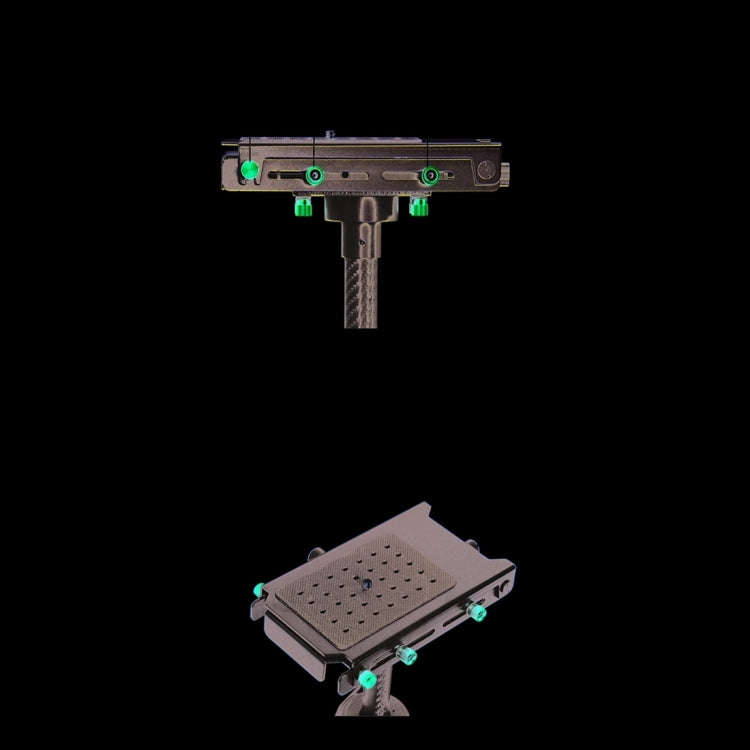YELANGU YLG0107K 40-67cm Aviation  Aluminum + Carbon Fiber Professional Steadicam Handheld Stabil...